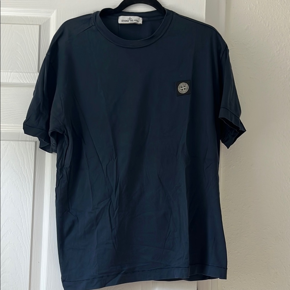 Stone Island Blue Short Sleeve Tee